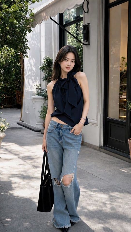 欧美外模日常穿搭大片